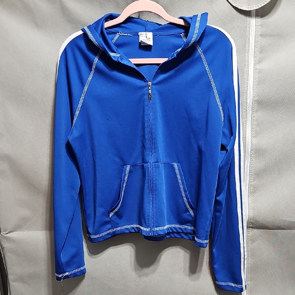 ⭕️Silver Jeans Blue Zip-Up Hoodie